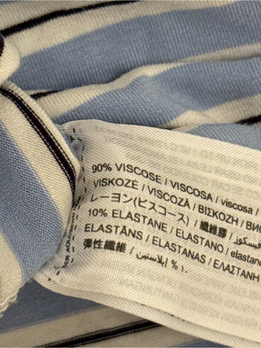 Mango SHORT STRIPED DRESS WITH KNOT - Picture 6 of 7